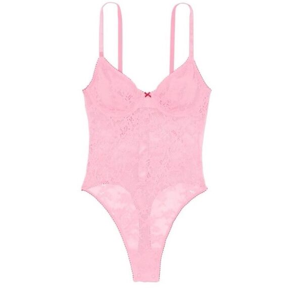 Victoria's Secret Other - VICTORIA'S SECRET Tease Lace Unlined Demi Bodysuit